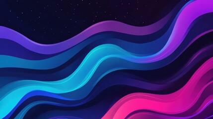Dive into vibrant hues with this fluid gradient mesh design, perfect for posters and creative projects.