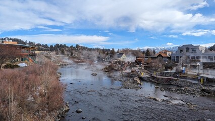 winter in the mountains
