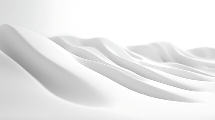 A white sandy beach with a horizon in the background