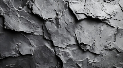 Naklejka premium The image is a close up of a rock wall with many different sized rocks