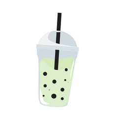 Illustrasion of a bubble tea drink