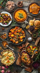 Fototapeta premium Gastronomic Journey through Delicious and Versatile Yam Recipes