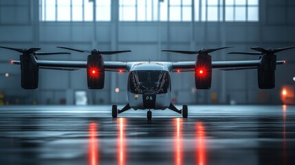 Futuristic Air Taxi: A Glimpse into the Future of Urban Transportation