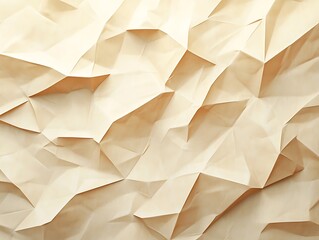 Fototapeta premium Textured Beige Background with Crinkled Paper Effect for Design