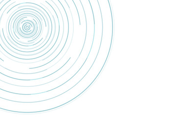 Spiral pattern with digital abstract swirl design textured background. Blue white minimal round lines abstract futuristic technology background.