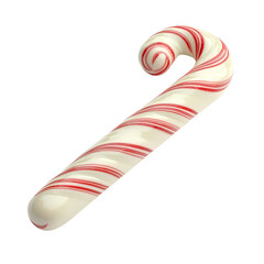 Fototapeta premium Sweet candy cane treat for holiday festivities.