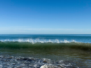 Waitara Beach in Summer, Waitara, Taranaki, New Zealand