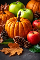 Autumn Fruits & Fall Leaves