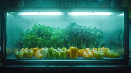 A healthy meal prep station with chopped veggies