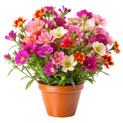 Fototapeta premium pink chrysanthemum in a pot