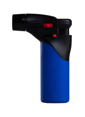 blue lighter isolated