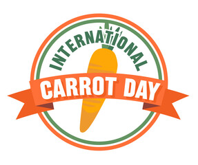 international carrot day with delicious carrots