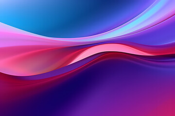 Fototapeta premium Abstract red light trail on blue background