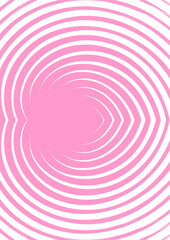 The background image is in pink tones, using shapes to arrange. Composition with gradation used for graphics