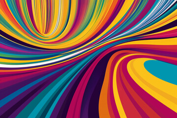 abstract colorful background with lines