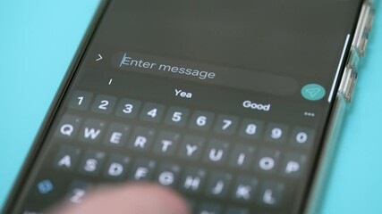 i'm pregnant, Text message, typing texting mobile phone