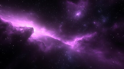Purple nebula cosmic background.
