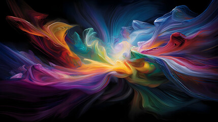 Obraz premium Abstract Colorful Explosion Of Colors