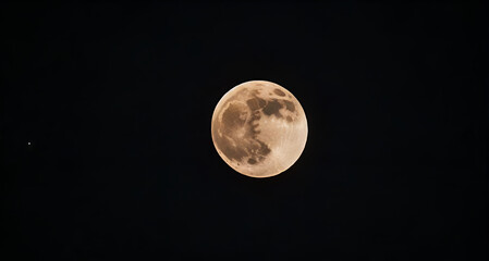 Obraz premium full moon in the night sky