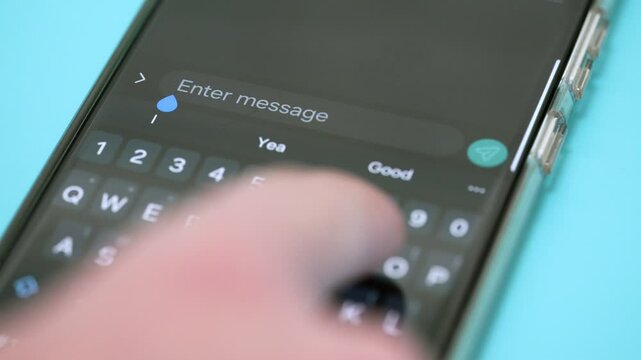 i am enough, Text message, typing texting mobile phone