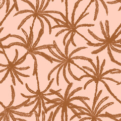 Tropical pattern, floral, leaves. Digital print in Repeat (rapport), Resolution 300 DPI, ideal for fashion, decoration and stationery.