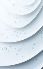Splash of colored paint on commercial background
