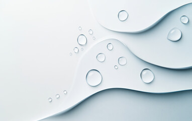 Splash of colored paint on commercial background
