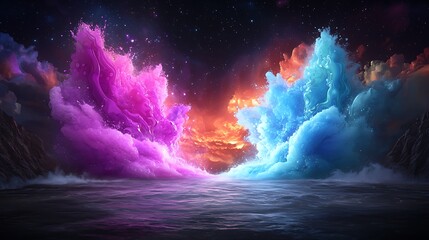 Cosmic Clouds Meet Water