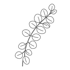 Elegant Rose Line Art Vector | Single Flower Coloring Design