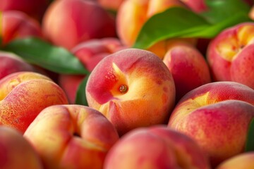Peaches fruit wallpaper background