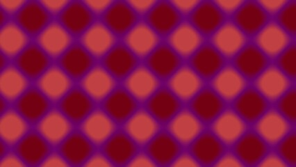 Abstract pattern of overlapping circles in maroon and coral