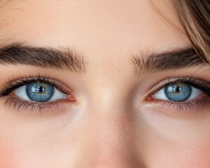 Obraz premium Closeup Beauty Eyes Gaze