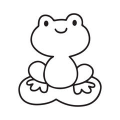 coloring frog