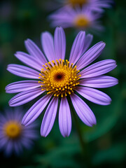 Obraz premium Doronicum grandiflorum blossom close-up with yellow ray and disk florets in bloom