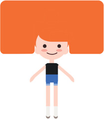 Cartoon characters ready for animation