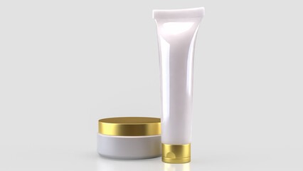 The Cosmetic product for Beauty concept 3d Rendering..