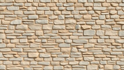 Fototapeta premium Stone wall. Rock texture. Brown gray grunge backdrop. Rocky texture background with copy space for design. Web banner. Wide. Panoramic.