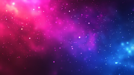 Fototapeta premium Cosmic Nebula Vibrant Pink and Blue Galaxy Background