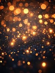 Obraz premium Festive Night Lights Display