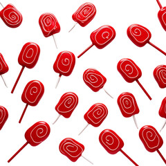 red color ll close up  with white backdrop 