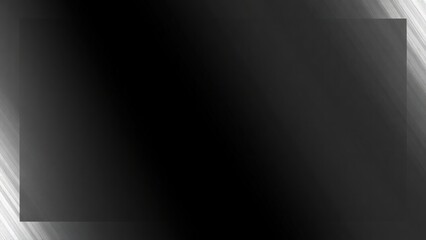 Black white dark silver gray abstract background. Geometric shape. 3d line angle rectangle. Gradient. Grunge rough grain grungy noise. Metal steel effect. Brushed matte shimmer. Ad design. Business.