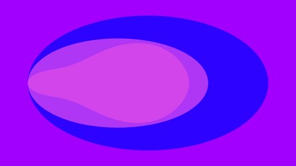 Oval shapes with layered colors