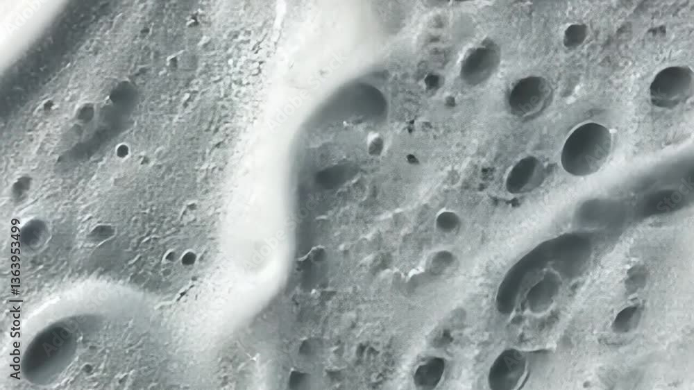Poster soapy background with unique bubble patterns in white hues generative ai