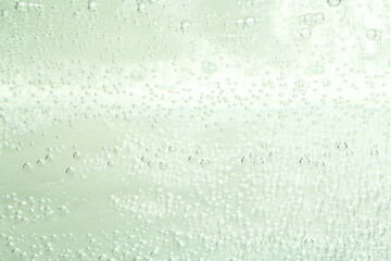 Refreshing soda water as background, closeup view