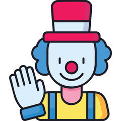 Clown Sticker