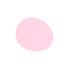 Pink abstract shape
