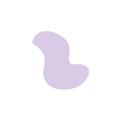 Purple abstract shape 