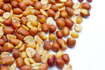 Red skin peanuts roasted salted, peanut snacks