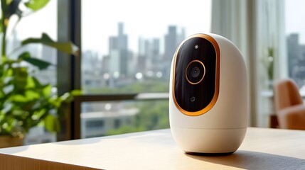 Smart home security system monitoring intruders in urban environments