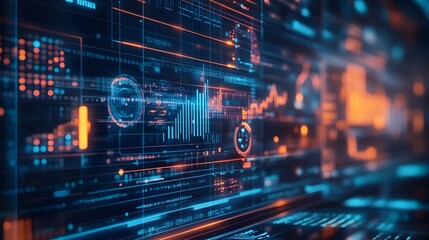 Ai-driven financial analytics visualization digital environment data insights